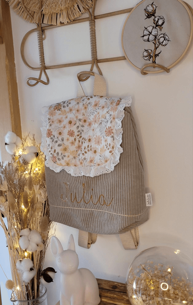 Sac à dos fleuri Domitille 💐