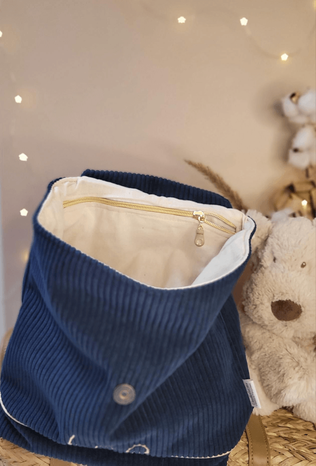 Sac à dos petit renard 🦊 bleu marine 