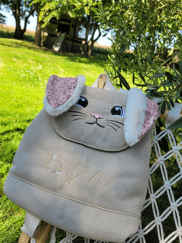 Sac à dos 🐰 oreilles roses