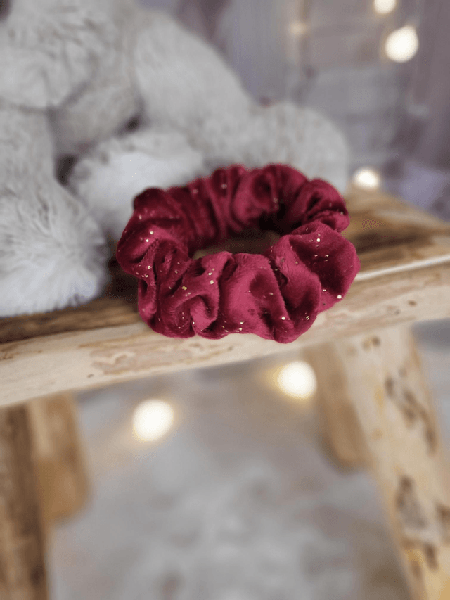 Chouchou rouge et doré 🎁