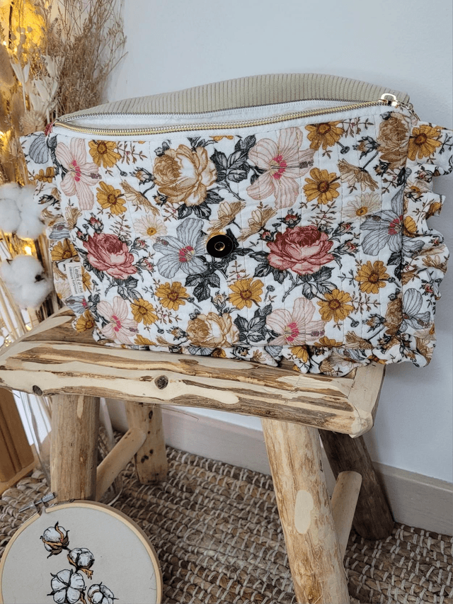Pochette tissu jardin anglais 🥀