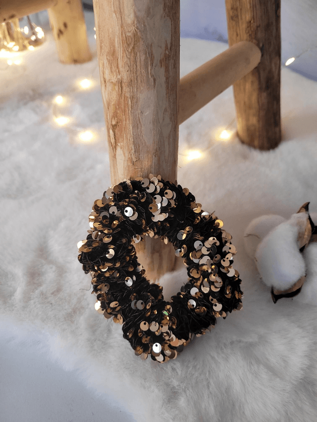 Chouchou paillettes ✨️ dorées 