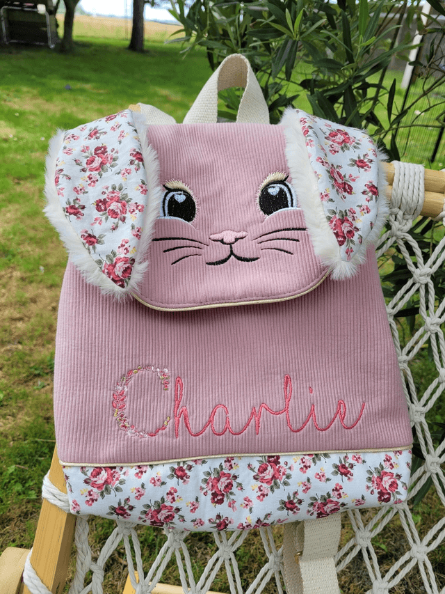Sac à dos lapin rose 🐰