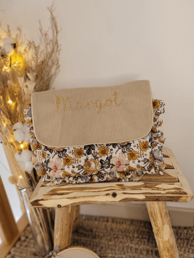 Pochette tissu jardin anglais 🥀 