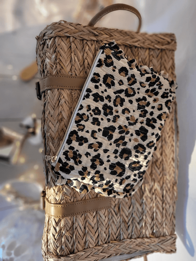 Trousse plate et volant léopard 🐆  