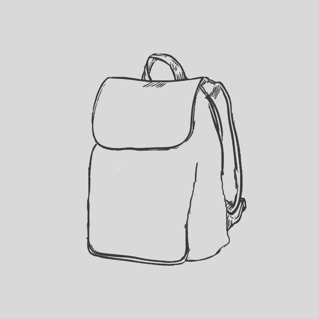 Sac à dos à personnaliser SANS fronces 