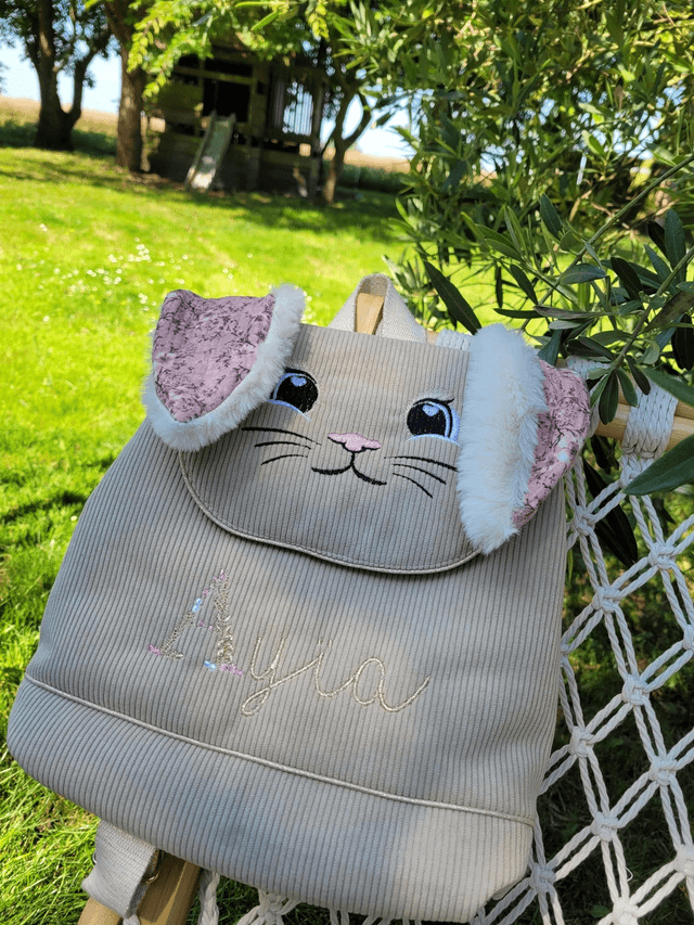 Sac à dos 🐰 oreilles roses