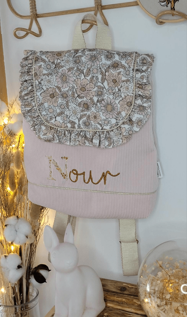 Sac à dos fleurs 🌸  
