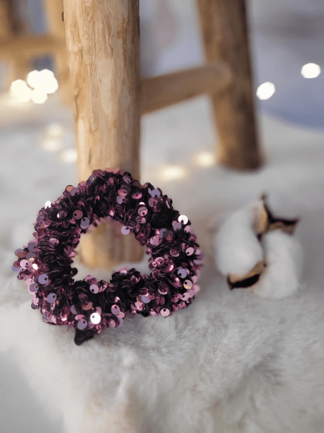 Chouchou à paillettes roses ✨️
