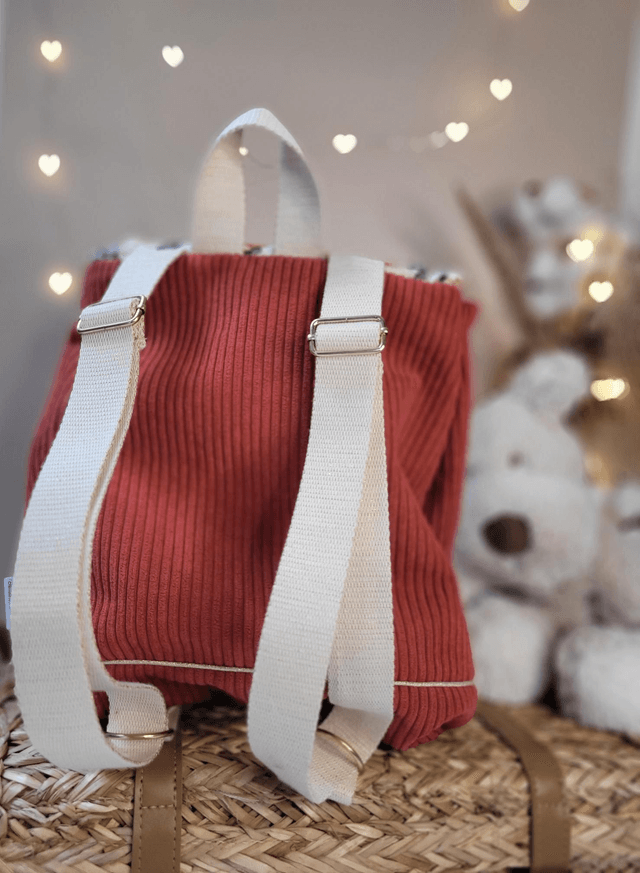 Sac à dos terracota fleurs jardin anglais 🥀 