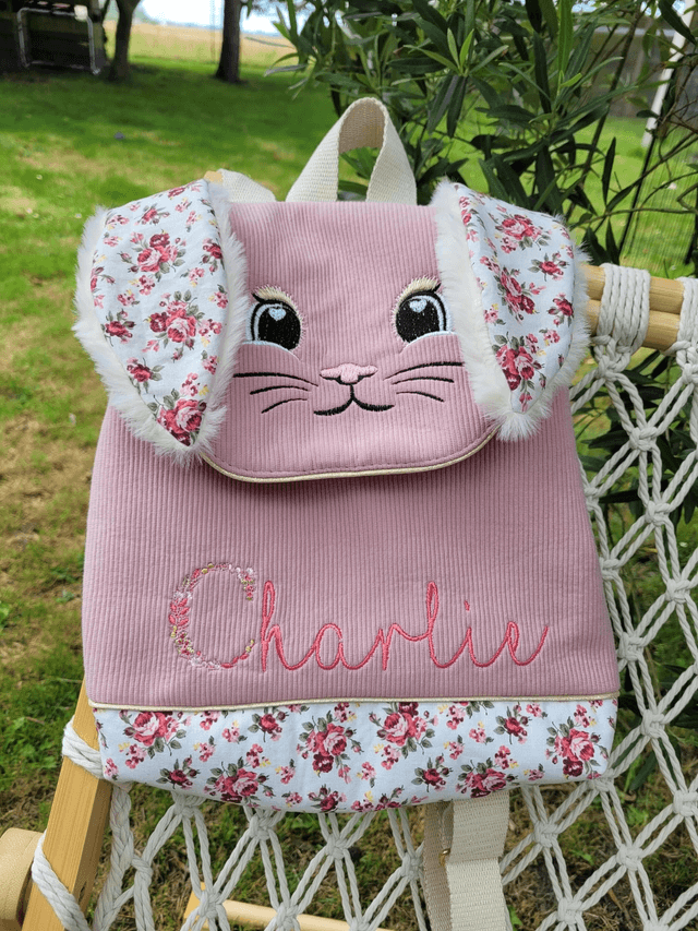 Sac à dos lapin rose 🐰
