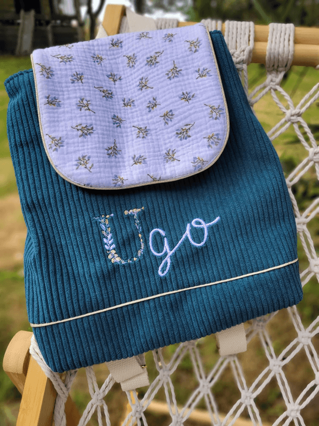 Sac à dos feuilles d'olivier 